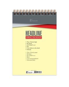 Keskin Color A5 80 Yaprak Düz Headline Bloknot