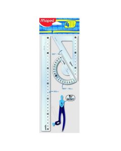 Maped 899218 Pergelli Maxi 30 cm Cetvel Seti