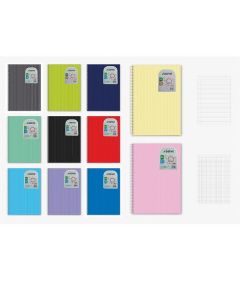 Myline Nova A5 Plastik Kapak 72 Yaprak Çizgili Defter 6'lı Paket