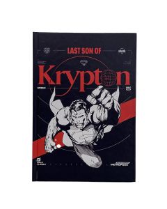 Space Superman Last Son Krypton Sert Kapak Çizgili Defter (Ciltli)