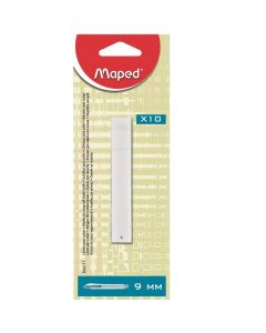 Maped Yedek Bıçak 9Mm 10'lu Blister