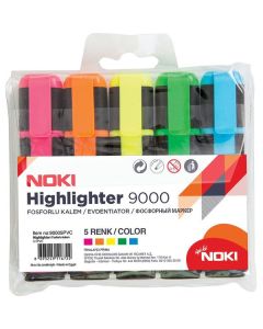 Noki Fosforlu Kalem 5'Li Pvc