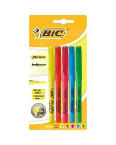 Bic Marking Highlighter 5'li Fosforlu Kalem