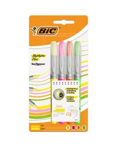 Bic 4'Lü Blister Marking Highlighter Flex