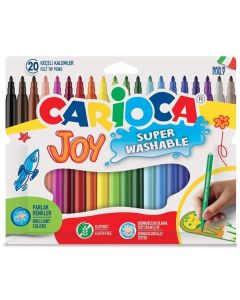 Carioca Joy Yıkanabilir Parlak Renkli Keçeli Kalem 20'li