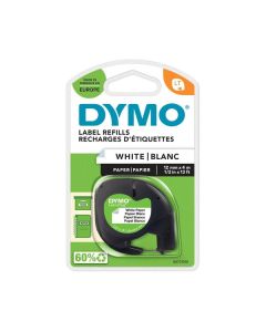 DYMO LetraTag Kağıt Şerit 12mm x 4 mt Beyaz (59421) S0721510