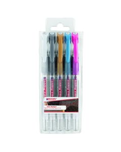 Edding 2185 Crystaljelly 5 li Set Karışık Metalik Beyaz