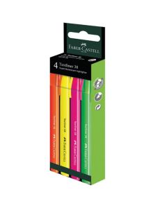Faber-Castell Fosforlu Kalem 38 Neon 4lü Paket