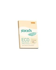 Hopax Not Kağıdı Stickn 76X51 Eco Notes Patel Sarı 100Yp