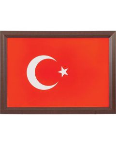 İnter Bayrak 35x50 Lamine Çerçeve