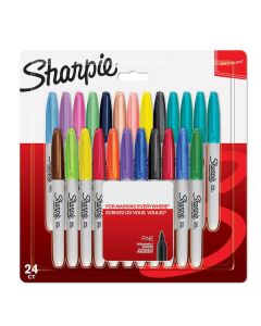Sharpie Fine Permanent Karışık 24'lü Markör Kalem Seti