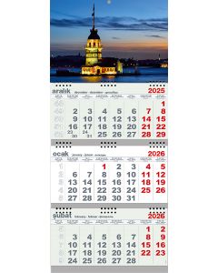 2026 Gemici Takvim - Kız Kulesi