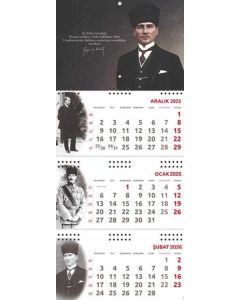 2026 Atatürk Gemici Duvar Takvimi - Gazi