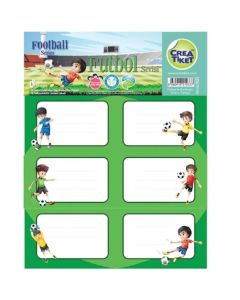 Crea-Tiket Okul Etiketi Futbol Mini
