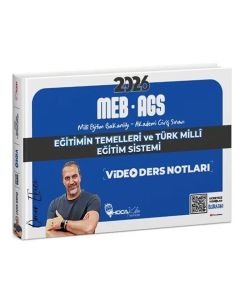  2026 MEB-AGS Eğitimin Temelleri ve Türk Milli Eğitim Sistemi Video Ders Notları