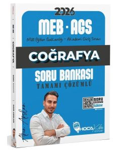 2026 MEB-AGS Coğrafya Soru Bankası Çözümlü