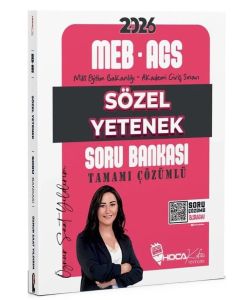 2026 MEB-AGS Sözel Yetenek Soru Bankası Çözümlü