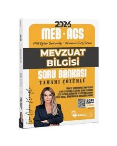 2026 MEB AGS Mevzuat Bilgisi Soru Bankası Çözümlü