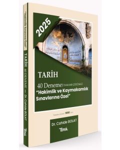 2025 Hakimlik, Kaymakamlık Tarih 40 Deneme Çözümlü
