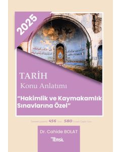 Tarih Konu Anlatımı - Hakimlik ve Kaymakamlık Sınavlarına Özel