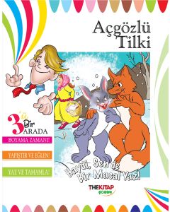 Açgözlü Tilki (Üçü Bir Arada Etkinlik Kitabı)