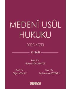 Medeni Usul Hukuku Ders Kitabı (Ciltli)
