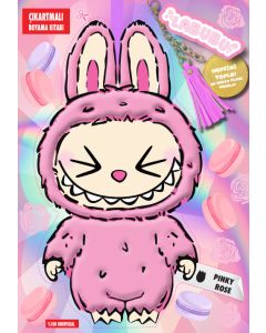 Labubu Pinky Rose Çılgın Koleksiyon - Çıkartmalı Boyama Kitabı