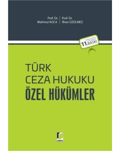 Türk Ceza Hukuku Özel Hükümler (Ciltli)