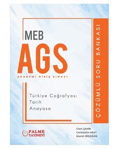 MEB AGS Türkiye Coğrafyası Tarih Anayasa Çözümlü Soru Bankası