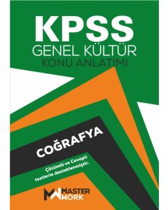 KPSS Genel Kültür - Coğrafya Konu Anlatımı - Detaylı Konu Anlatımı - Çözümlü Testler - Konu Testleri