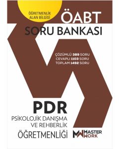 ÖABT PDR Psikolojik Danışma ve Rehberlik Öğretmenliği Soru Bankası