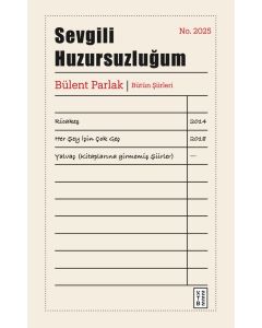 Sevgili Huzursuzluğum (Ciltli)
