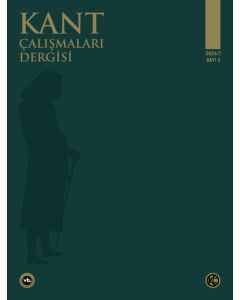 Kant Çalışmaları Dergisi - Sayı 3