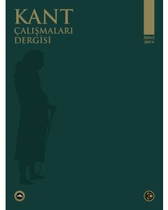 Kant Çalışmaları Dergisi Sayı 4