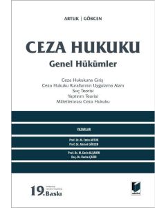 Ceza Hukuku Genel Hükümler (Ciltli)