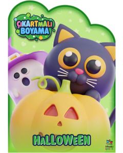 Halloween Zamanı – Çıkartmalı Boyama Kitabı