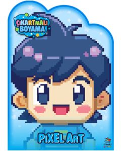 Pixel Art Zamanı – Çıkartmalı Boyama Kitabı