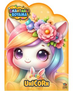 Unicorn Zamanı - Çıkartmalı Boyama Kitabı