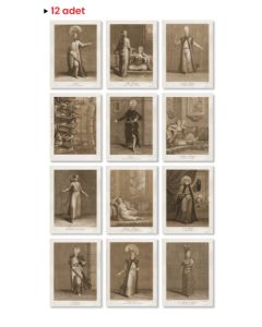 Sanat Kartpostal - 12'li