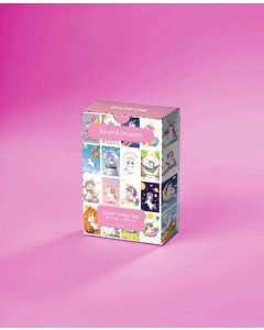 Sevimli Unicorn Temalı 54 Adet Duvar Poster Seti Oda Dekoru