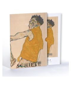 Self-Portrait in Yellow Vest Egon Schiele - Özel Tasarım Kılıflı A4 Poster