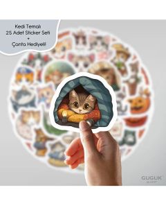 Kedi Sticker Seti