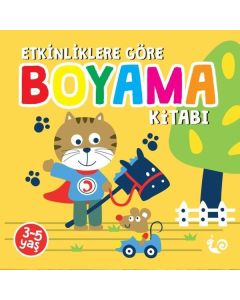 Etkinliklere Göre Boyama Kitabı - Sarı
