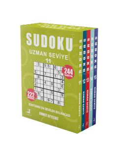 Sudoku Uzman Seviye 5 Kitap Set (11-12-13-14-15)