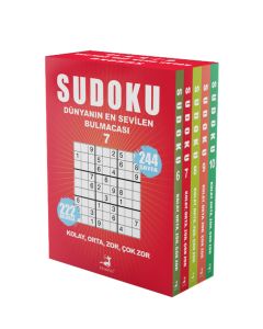 Sudoku Dünyanın En Sevilen Bulmacası 5 Kitap Set (6-7-8-9-10)