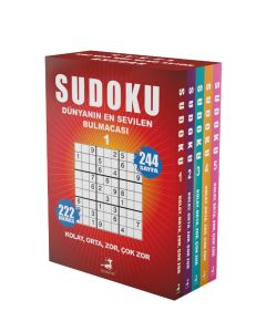 Sudoku Dünyanın En Sevilen Bulmacası 5 Kitap Set (1-5)