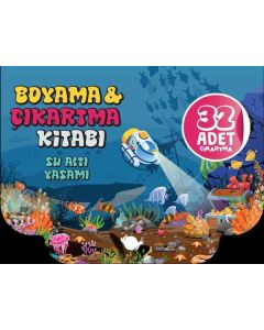 SU ALTI YAŞAMI BOYAMA VE ÇIKARTMA KİTABI