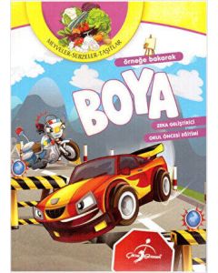 Örneğe Bakarak Boya Meyveler - Sebzeler - Taşıtlar