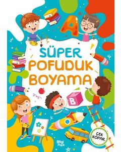 Süper Pofuduk Boyama Kitabı