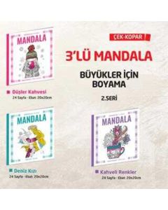 NTT - 3 lü Mandala Boyama Seti 2. Seri